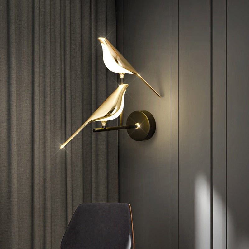 Brass deals bird lamp