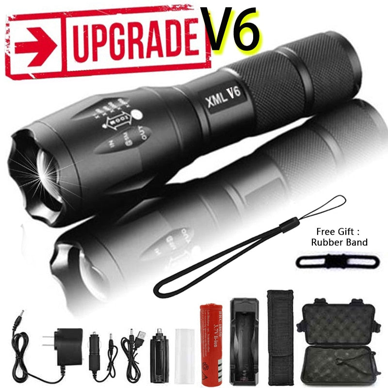 3000lm cree xm l t6 led rechargeable flashlight torch Led Flashlight Ultra Bright Waterproof MINI Torch LT33