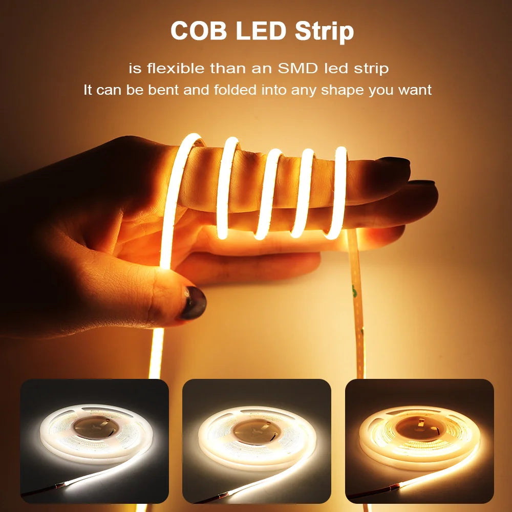 Ultra-thin 3mm COB LED Strip LT63