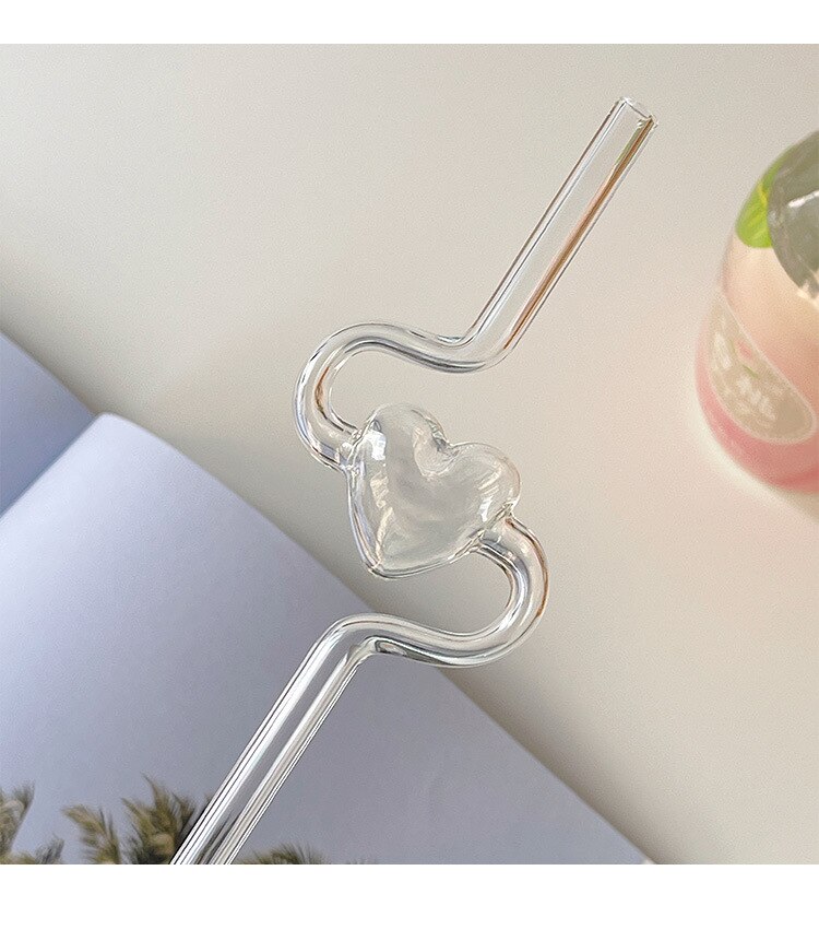 Cute Glass Straw TS57