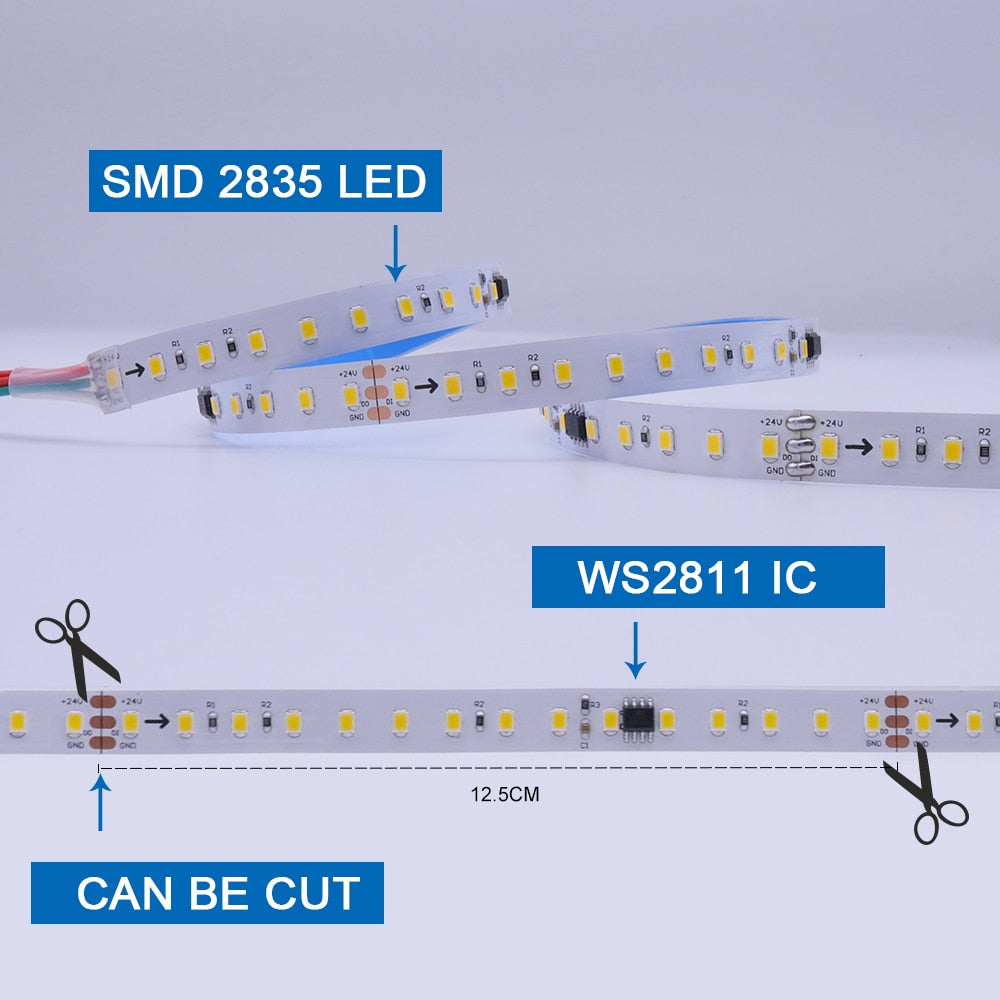Runing Led 10m/Roll DC24V Running LED Strip LT35