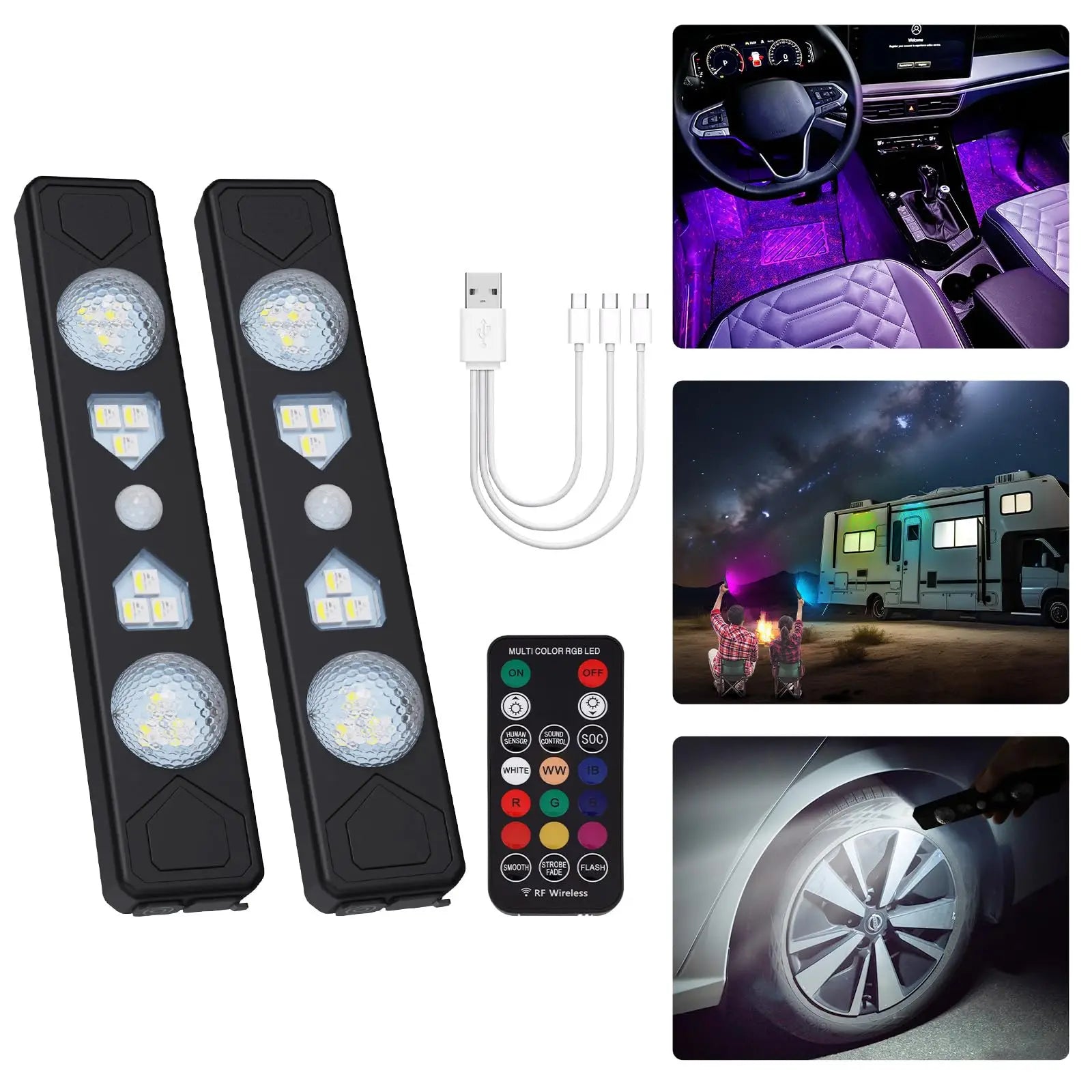 Automatic Sensing RGB Interior Atmosphere Light AP001