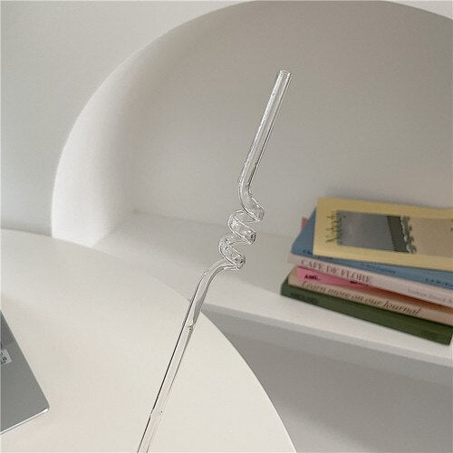 Cute Glass Straw TS57