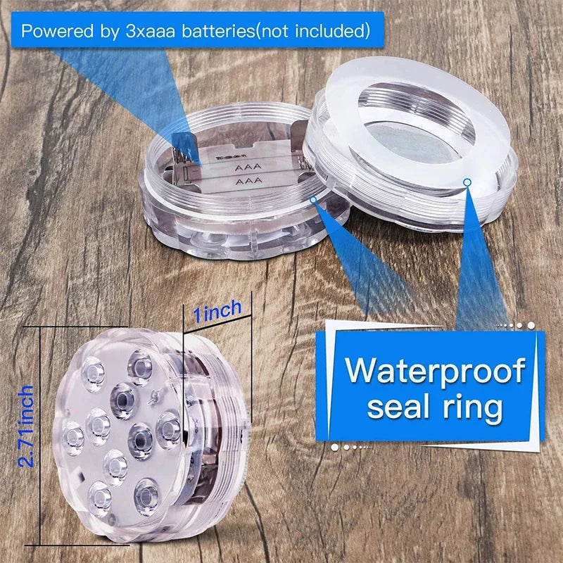LED Remote Control Underwater Light LT120