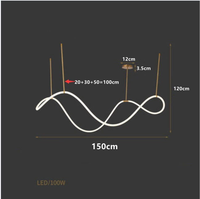 Modern Hose Led Ceiling Chandelie LT77