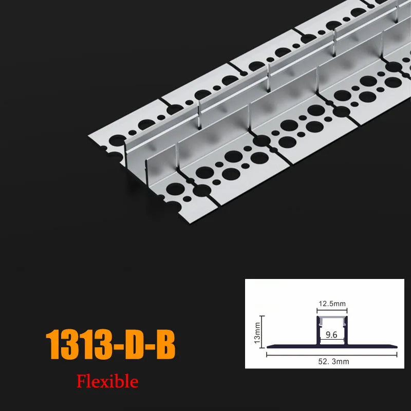 Cubierta de silicona flexible y flexible Perfil de aluminio LED LT113