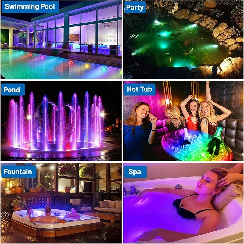 LED Remote Control Underwater Light LT120