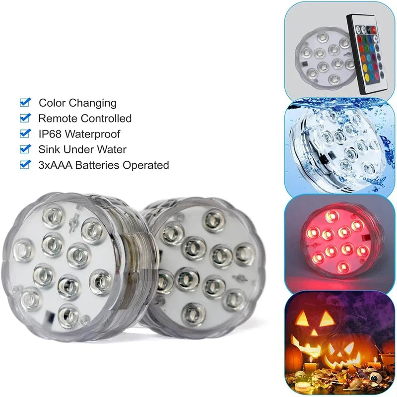 LED Remote Control Underwater Light LT120