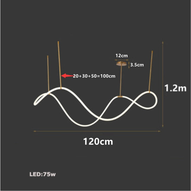 Modern Hose Led Ceiling Chandelie LT77