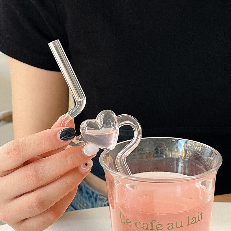 Cute Glass Straw TS57