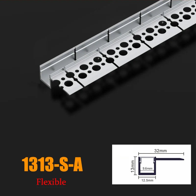 Cubierta de silicona flexible y flexible Perfil de aluminio LED LT113