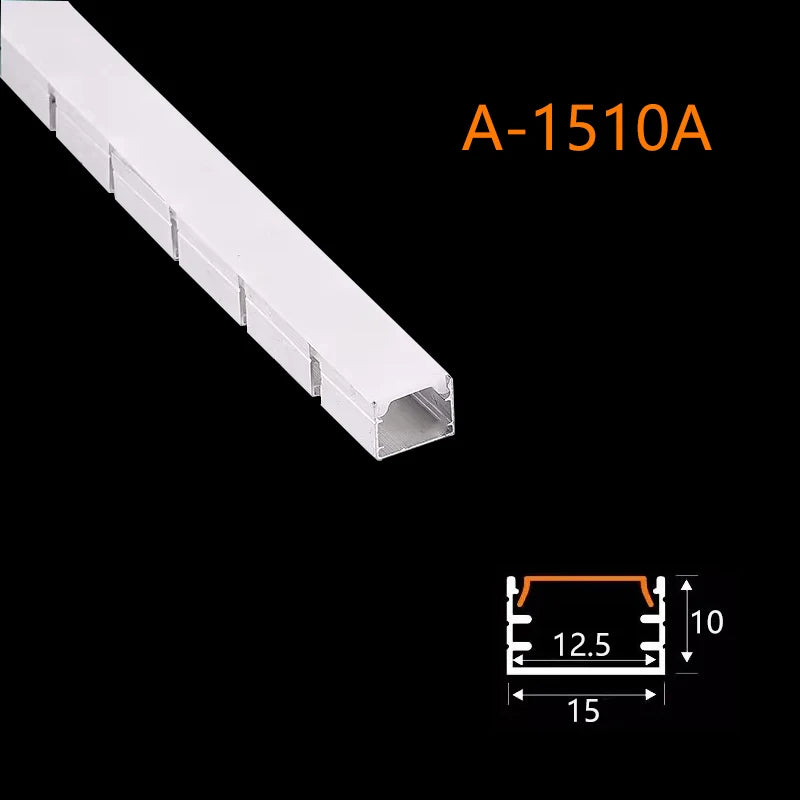 Cubierta de silicona flexible y flexible Perfil de aluminio LED LT113