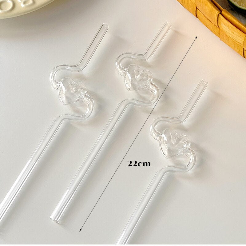 Cute Glass Straw TS57