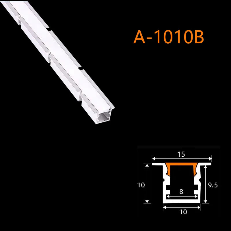 Cubierta de silicona flexible y flexible Perfil de aluminio LED LT113