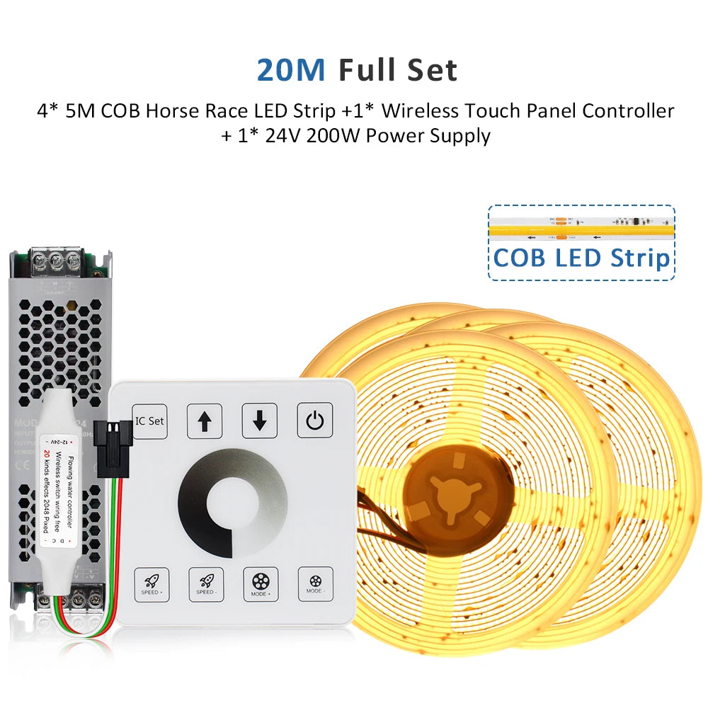 COB Running LED Light Strip Set LT106