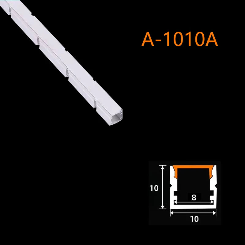 Cubierta de silicona flexible y flexible Perfil de aluminio LED LT113