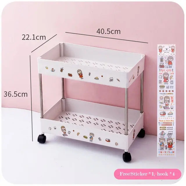 2/3 Layers Movable Gaps Kitchen Storage KT26 YEECHOP