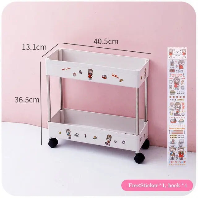 2/3 Layers Movable Gaps Kitchen Storage KT26 YEECHOP