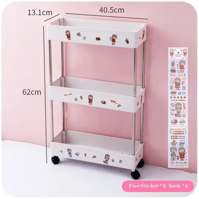 2/3 Layers Movable Gaps Kitchen Storage KT26 YEECHOP