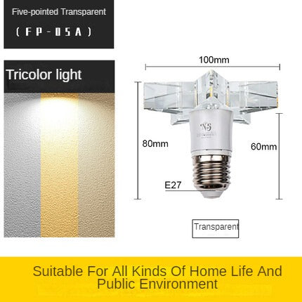 LED Tri-color Crystal Light Bulb LT42 YEECHOP