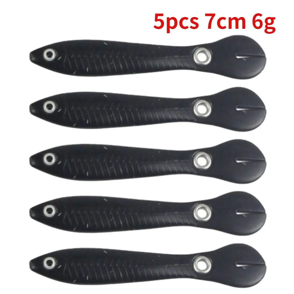 5/10pcs Silicone Soft fish Bait GD15 YEECHOP