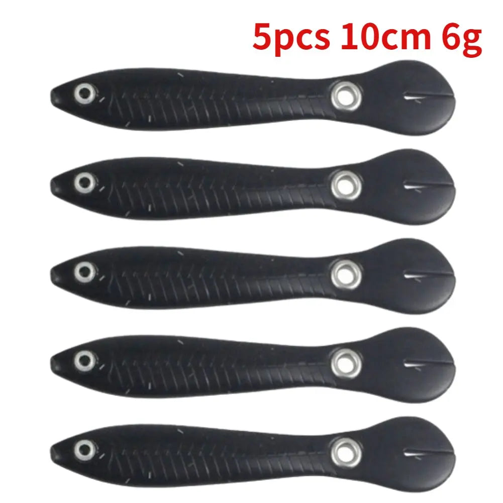 5/10pcs Silicone Soft fish Bait GD15 YEECHOP