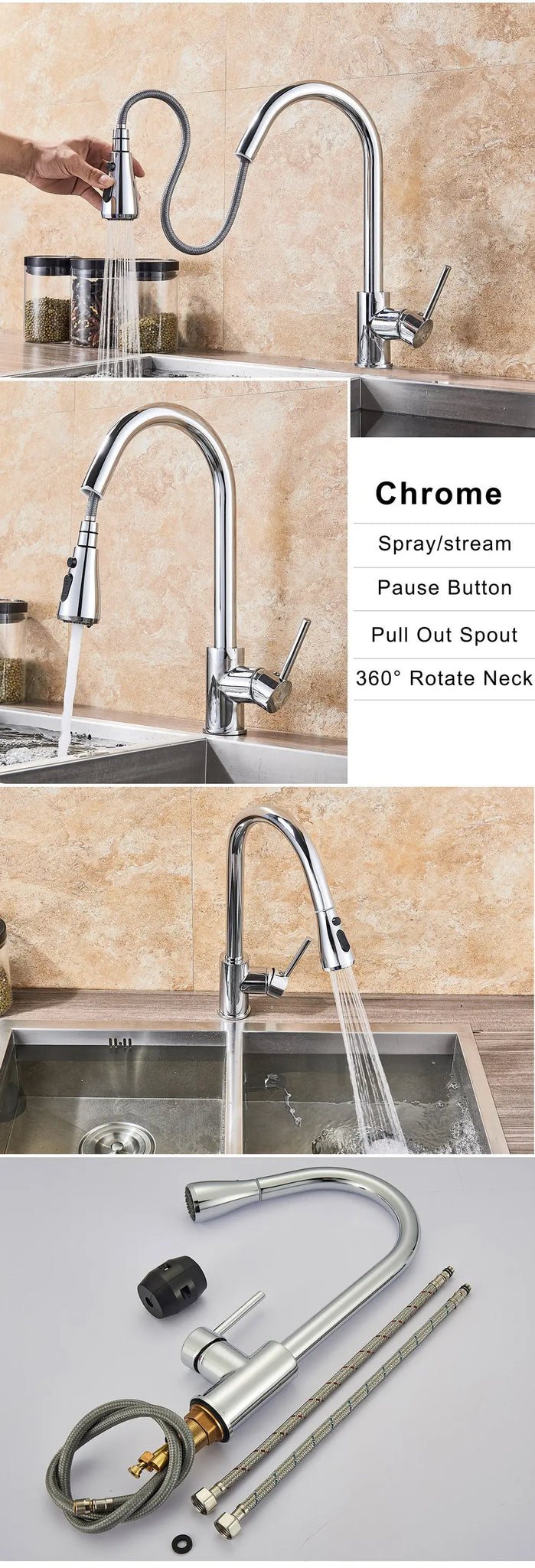 https://yeechop.com/search?type=product%2Carticle%2Cpage%2Ccollection&q=Brushed%20Nickel%20Single%20Hole%20Pull%20Out%20Spout%20Faucet%20KT20*