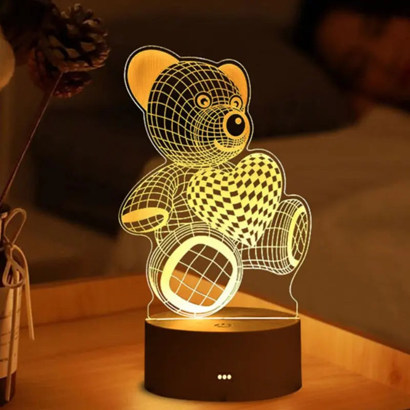 Creative 3D Night Lamp LT3 YEECHOP