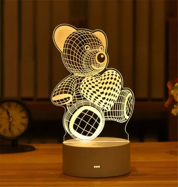 Creative 3D Night Lamp LT3 YEECHOP