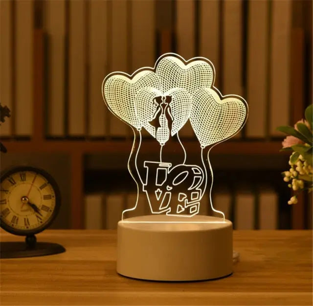 Creative 3D Night Lamp LT3 YEECHOP