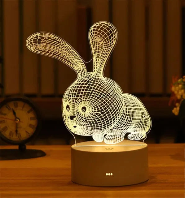 Creative 3D Night Lamp LT3 YEECHOP