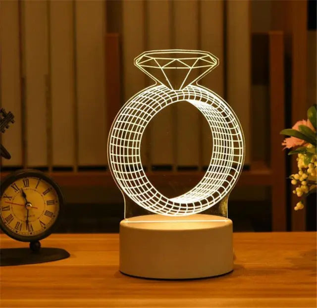 Creative 3D Night Lamp LT3 YEECHOP