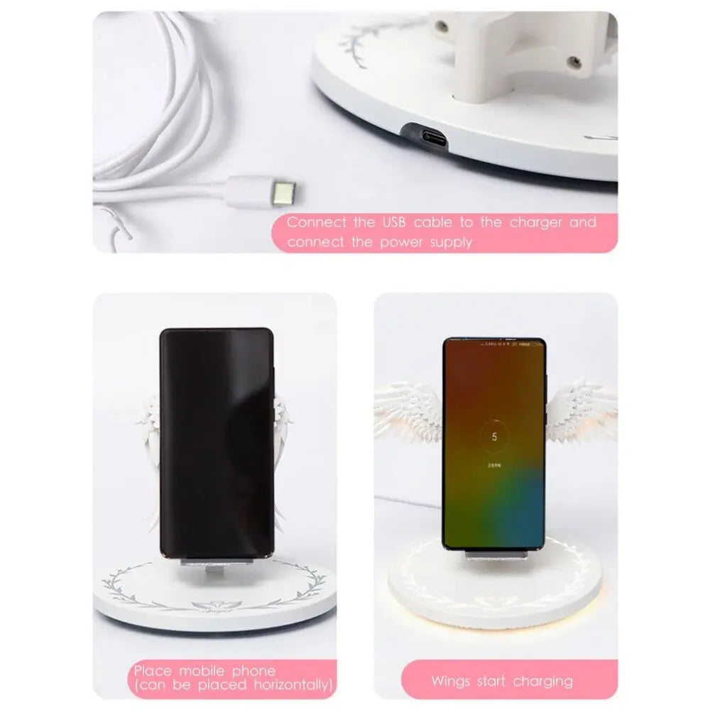 Creative Angel Wings Wireless Charger LT11 YEECHOP