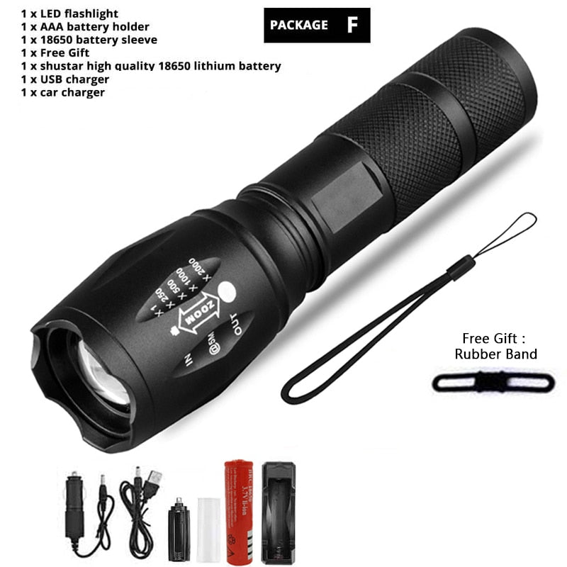 Led Flashlight Ultra Bright Waterproof MINI Torch LT33 YEECHOP