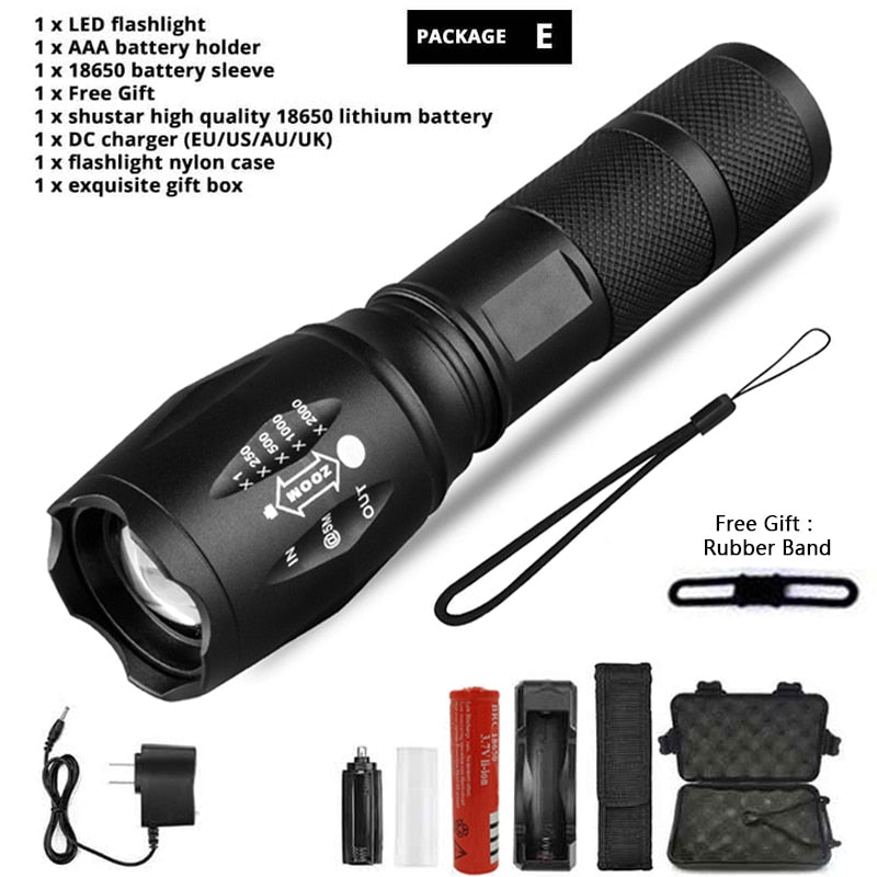 Led Flashlight Ultra Bright Waterproof MINI Torch LT33 YEECHOP