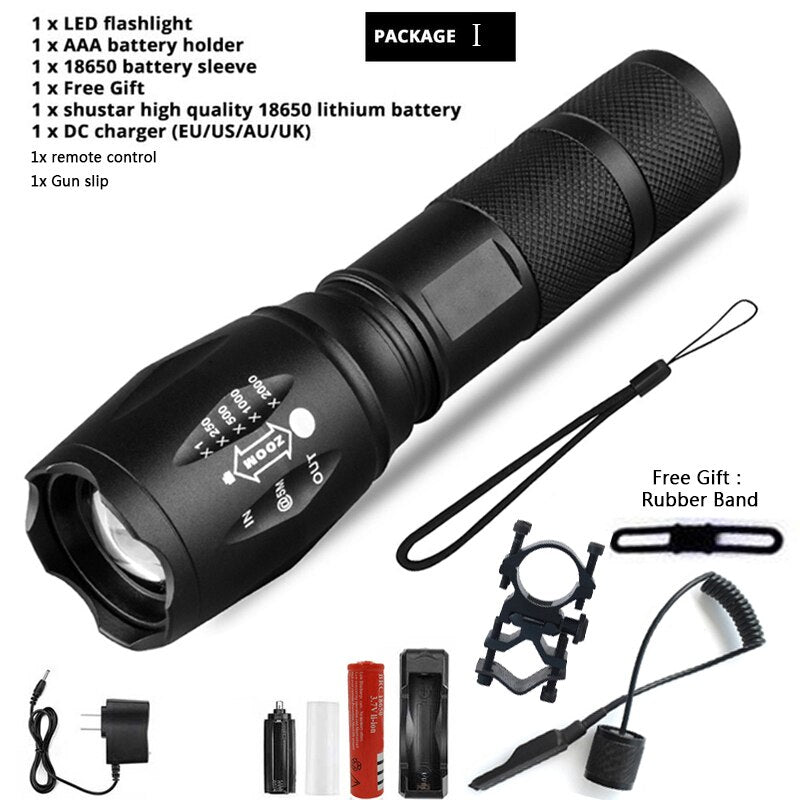 Led Flashlight Ultra Bright Waterproof MINI Torch LT33 YEECHOP