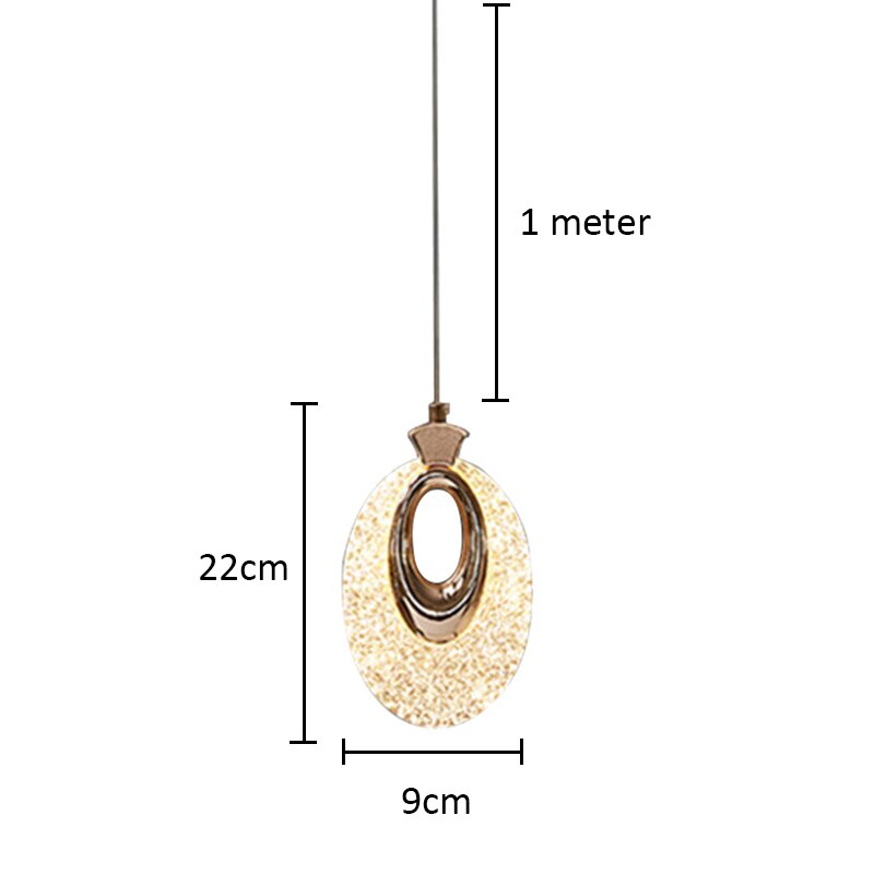 LED Suspended Pendant Light LT50 YEECHOP