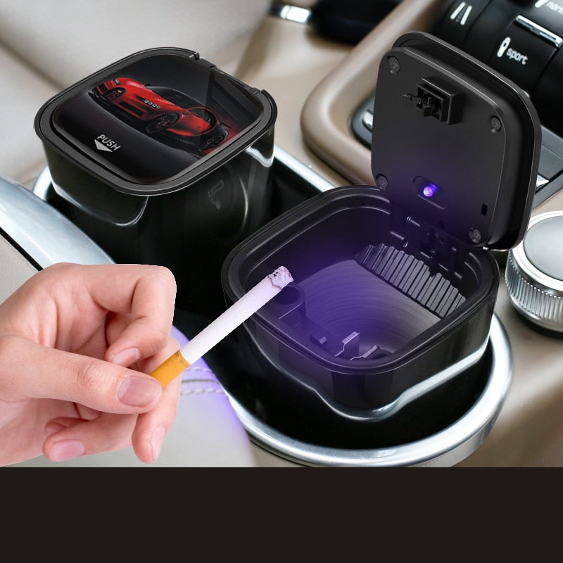 Customized LOGO Car LED Light Ashtray SR50 YEECHOP