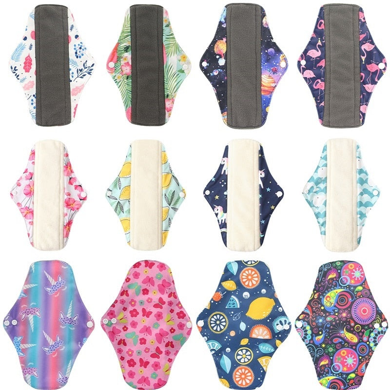 Reusable Pads Bamboo Charcoal Pads HM71