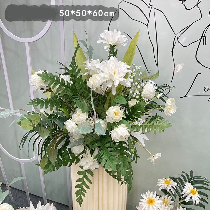 Artificial Flower Row Decoration HM48 YEECHOP