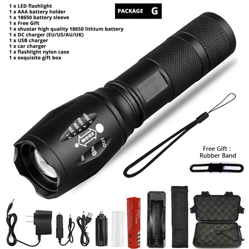 Led Flashlight Ultra Bright Waterproof MINI Torch LT33 YEECHOP