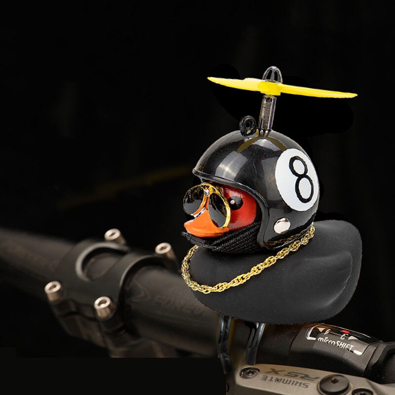 Propeller Helmet Little Yellow Duck Riding Ornament MT18
