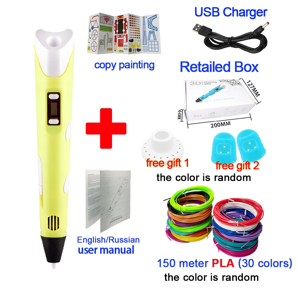 Original 3D Drawing Printing Pen 3D1 YEECHOP