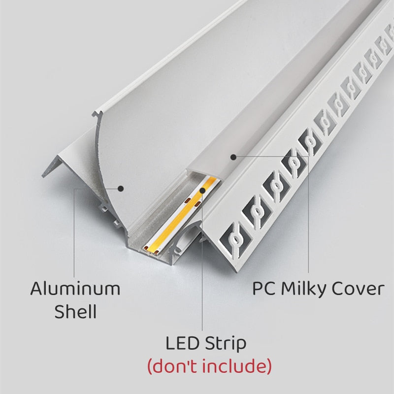 Ceiling LED Concealed Aluminum Profile LT62