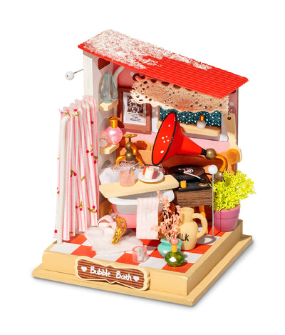 Wooden Living Kitchen Dollhouse 3D5 YEECHOP