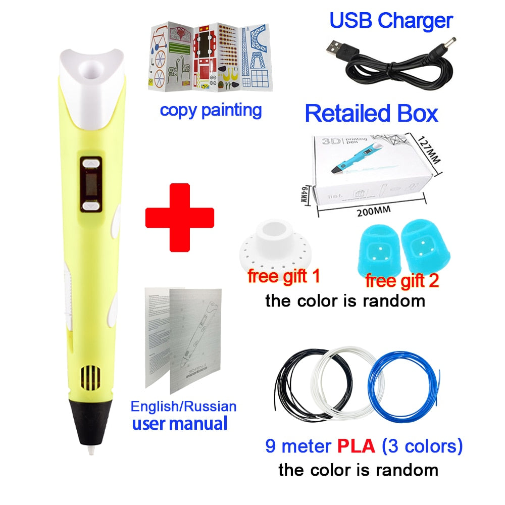 Original 3D Drawing Printing Pen 3D1 YEECHOP