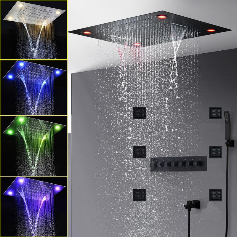 Luxury Waterfall Rain Shower Set BT57