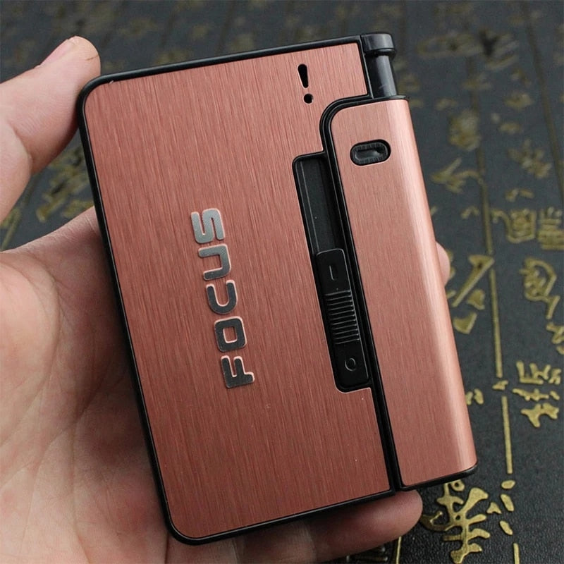 Portable Automatic Metal Cigarette Boxes SR23 YEECHOP