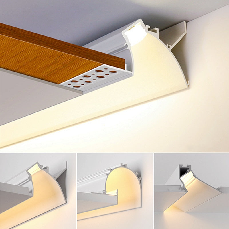 Ceiling LED Concealed Aluminum Profile LT62
