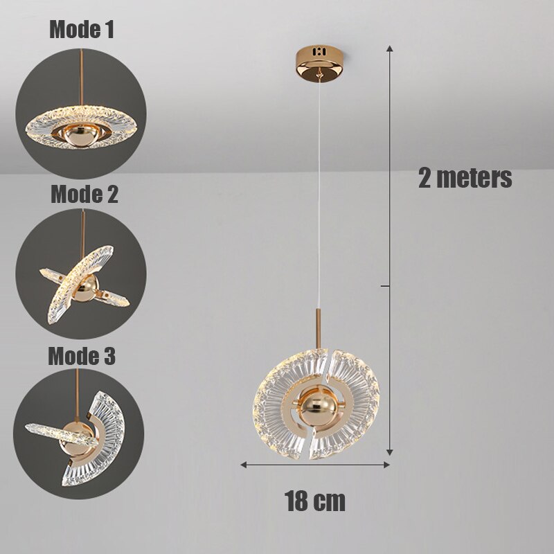 LED Suspended Pendant Light LT50 YEECHOP